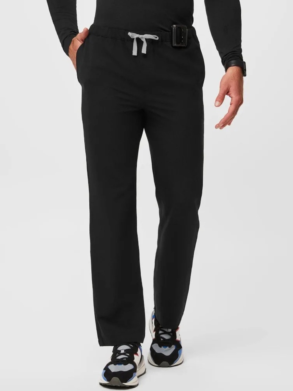 FIGS Men’s Pisco Straight Leg Scrub Pants Black XL FM4500